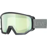 Uvex Athletic CV Skibrille (Größe One Size, grau)