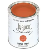 bianco Shabby® Arancio Candito (Kandierte Orange) - (1 Liter) Chalk Paint Kreidefarbe auf Wasserbasis für alle Oberflächen – geruchsneutral, einfach zu verarbeiten, extra matt