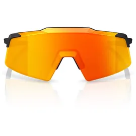 100% Aerocraft HiPER Multilayer Mirror Sportbrille (Größe ONE SIZE, schwarz)