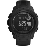 AVTREK wasserdichte Digitaluhr, Outdoor-Sportuhr, Militär-Armee-Uhr mit Schrittzähler, Höhenmesser, Kompass - Perfekt für Männer, Frauen und Teenager (schwarz)