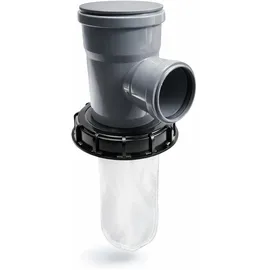FN-Technik FN-Technik® IBC Deckelfilter DN150 – Regenwasserfilter mit 125 μm Nylonfilter, Einlauf DN110 / DN75
