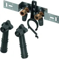 TECE Montageeinheit mit Wandscheiben 80mm, Dimension16mm x Rp 1/2',