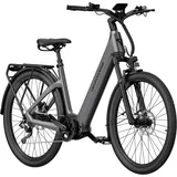 vanpowers Urban Glide Ultra E-Bike Eisengrau Größe L Tiefeinsteiger, 110 km Reichweite & 25 km/h