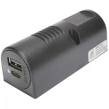 ProCar Aufbau-Power USB-C®/A Doppelsteckdose 12 oder 24 V/DC