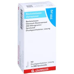 BECLOMETASON Glenmark Dosieraerosol 200 μg/Sprü.St 200 Sp