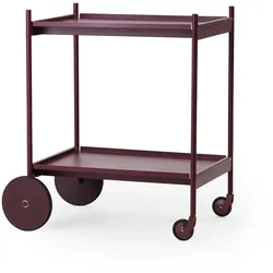 Normann Copenhagen - Rul Trolley Burgundy Normann Copenhagen - 71 cm - 77 cm