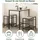 SoBuy Bartisch 100 x 60 x 87 cm Grau