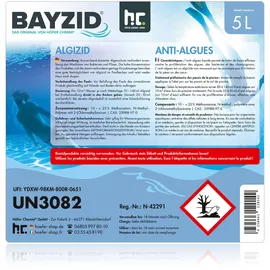 Bayzid 5 L Algizid Algenverhütung für Pools