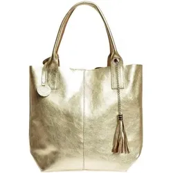 Roberta M  Handtasche Tragetasche  in Gold, Einheitsgrösse