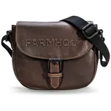 farmhood Nashville Umhängetasche Leder Dark Brown