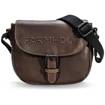 farmhood Nashville Umhängetasche Leder Dark Brown