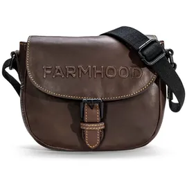 farmhood Nashville Umhängetasche Leder Dark Brown