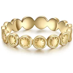 Glanzstücke München Ring Sonne Sterling Silber in Gelbgold Ringe   Damen 