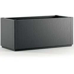 Blumentopf Ethica Anthrazit Kunststoff 80x36x36cm