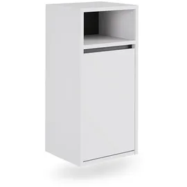 Vicco Viola Badschrank 38 x 80 cm Grau/Weiß