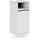 Vicco Viola Badschrank 38 x 80 cm Grau/Weiß