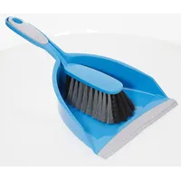 Kompatible Ware Kehrgarnitur blau Kunststoff 23,0 cm breit