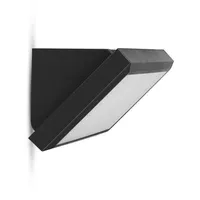 V-Tac LED-Eck-Wandleuchte 12W Farbe Schwarz 4000K IP65 - V-tac