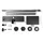 Nedis Vollbeweglicher TV-Ständer 37-70" 45 x 12 x 33 cm Schwarz/Silber Aluminium/Stahl