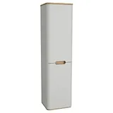 Vitra Sento Hochschrank 66021 40x35x157,5cm, mit Wäschekorb, Türanschlag rechts, hellgrau matt, Dekor