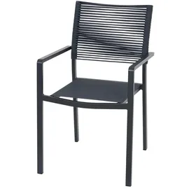 Siena Garden Leeds Stapelsessel 54 x 58 x 88 cm grau 2 St.