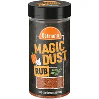Ostmann Gewürze - Magic Dust | BBQ Rub Gewürzzubereitung | Trockenmarinade für Grillfleisch | Ideal zum Marinieren von Grillfleisch aller Arten | Vegan | 140 g im Streuer