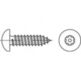 TOOLCRAFT Sicherheitsschrauben 6,3 mm 25 mm 100 Stück