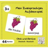 Schulbuchverlag Anadolu Mein Zweisprachiges Aufdeckspiel Obst und Gemüse Russisch