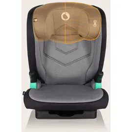 lionelo Neal Kindersitz 15-36kg, Isofix Seitenprotektoren, Kennzeichnung i-Size 3-fach verstellbare Rückenlehne, Höhenverstellbare Kopfstütze, Belüftungssystem