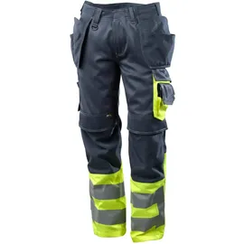 Mascot Hose mit Hängetaschen Hose 82C52 schwarzblau/hi-vis gelb