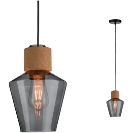 Paulmann Edla 1-flg. E27 20W 30 cm rund Schwarz/Kork