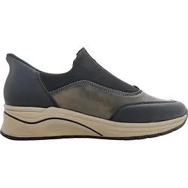 Rieker Loafer Herren Schwarz/Beige/Braun 41