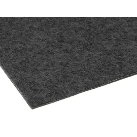 Primaflor Läufer "PODIUM", grau (anthrazit), B:100cm H:2,6mm L:2.600cm, Polypropylen (PP), PRIMAFLOR-IDEEN IN TEXTIL, Teppiche, Läufer, Breite 100 cm, robuster Nadelfilz, Uni-Farben