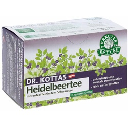DR. KOTTAS Heidelbeertee mit entkoffeiniertem Schwarztee Filterb