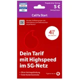 Vodafone Prepaid CallYa Classic | 10 EUR Startguthaben I ohne Vertrag | 5G-Netz | 9 Ct. pro Min/SMS