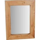 MiaMöbel Mexico Spiegel - klein Glas, Massivholz Pinie Mexiko Möbel Mexikanisch