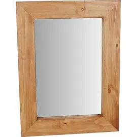 MiaMöbel Mexico Spiegel - klein Glas, Massivholz Pinie Mexiko Möbel Mexikanisch