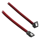 CableMod CM-CAB-RSAT-N30KBR-R ModMesh rechtwinkliges SATA 3-Kabel, Schwarz