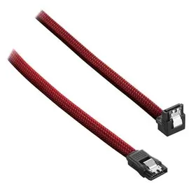 CableMod CM-CAB-RSAT-N30KBR-R ModMesh rechtwinkliges SATA 3-Kabel, Schwarz