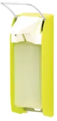 ingo-man® plus T P /DHP Seifen-/Desinfektionsmittelspender 4402121 , Farbe: leuchtgelb, kurzer Bedienhebel