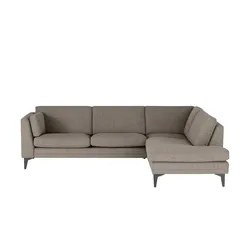 SOHO Ecksofa  Avignon , braun , Maße (cm): B: 258 H: 78 T: 203