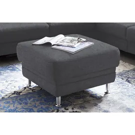 Candy Polsterhocker Korfu Polyester 73 x 48 x 73 cm Grau