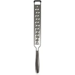 Boska Handreibe Coarse Monaco+, Küchenreibe, Käsereibe, Reibe, Edelstahl, Silber, 32 cm, 307110