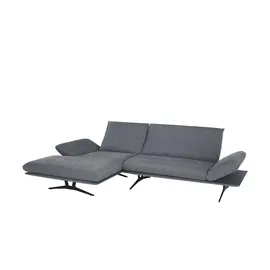 KOINOR Eckcouch Flachgewebe 2-Sitzer Grau