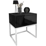 lookway Nachtschrank BLANCO Loft 45 x 53 x 37 cm Schwarz