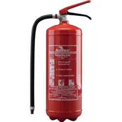 Adler Dauerdruck Pulverfeuerlöscher PDE12 12kg Brandklasse A/B/C m.Wandhalter