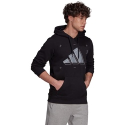Adidas Herren Kapuzenpullover/Hoodie 3BAR LOGO HOODY, Gr. S