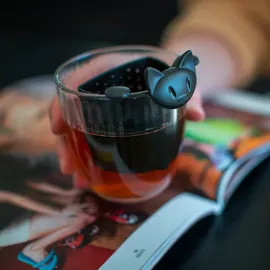 Koziol Teesieb Miaou, schwarz