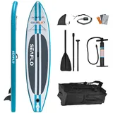 Premium Aufblasbar Paddel Board Stand Up Paddle Bretter 11' x30 ''x6''