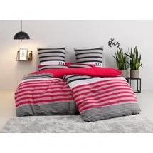 OTTO home Majoran Linon rot 200 x 220 cm + 80 x 80 cm 